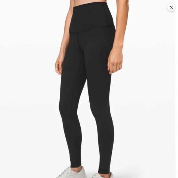 Lululemon Wonder Under Legging 6 Black Train High Rise Tight 25" Yoga Gym Run - Picture 1 of 11